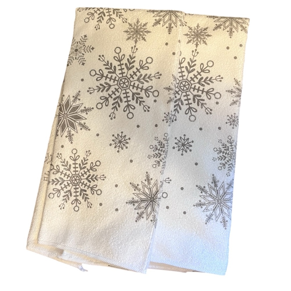 Set of Snowflake Hand Towels